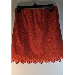 J Crew Skirt Size 6 Lace Fully Lined Scalloped Mini Beach Coastal